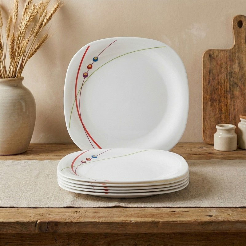 Dippin Dots Melamine Quarter Plates - Set of Six