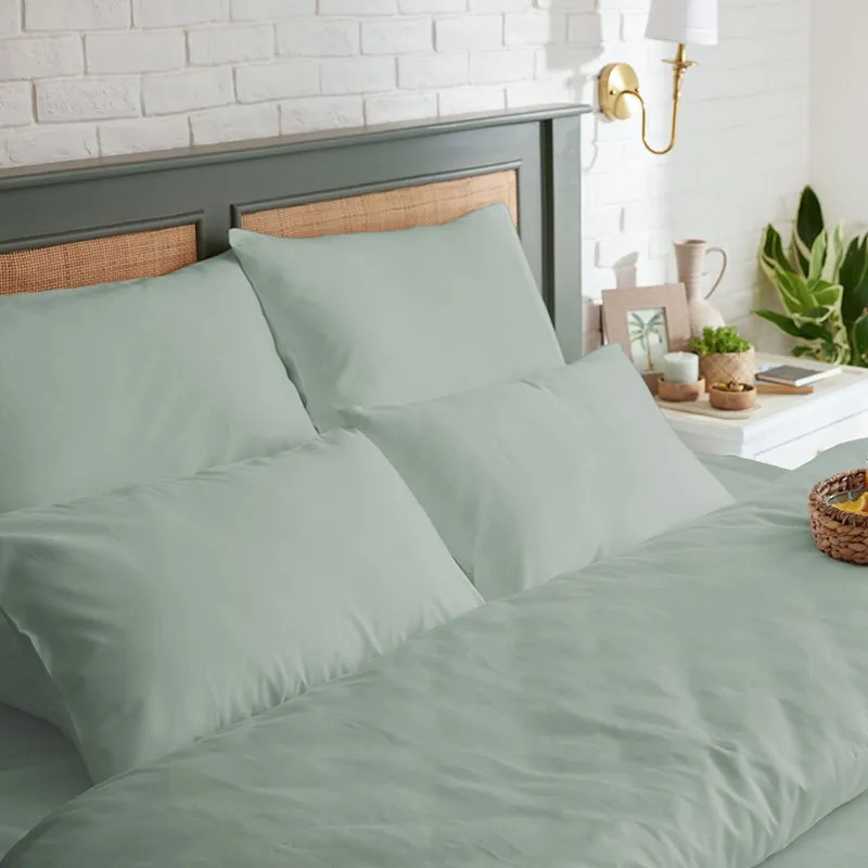 Maison Cotton Duvet Cover(Sage) - 1000 TC media 7
