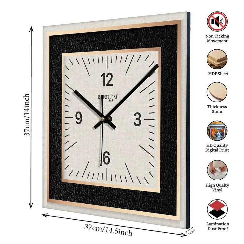 Nexor Analog Wall Clock - White,Black media 9