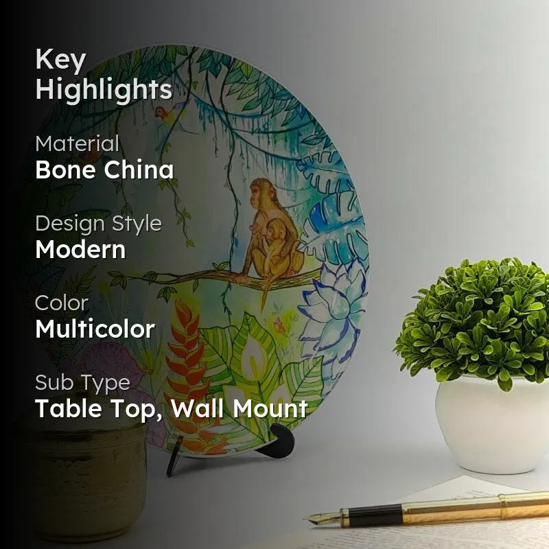 Jungle Scenes Decorative Plate media 2
