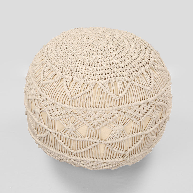 Earth Loom Macrame Pouffe media 4