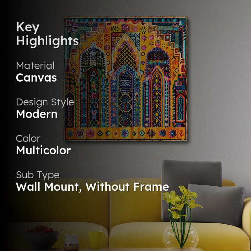 Details Of Diwar Canvas Wall Art media 2
