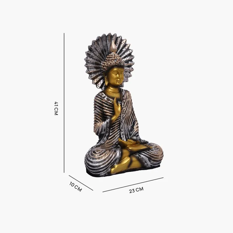 Calmora Buddha Polyresin Idol media 7