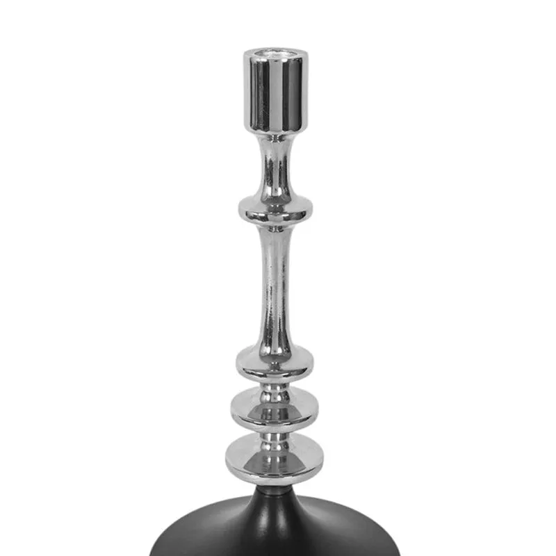 Imperial Crest Floor (Style Candle Holder - Silver) - Set Of Three media 6