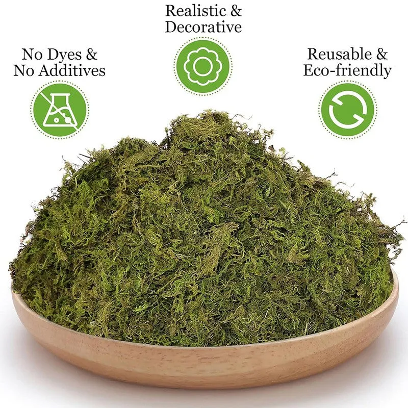 Realistic Artificial Soft Moss - Light Green media 4