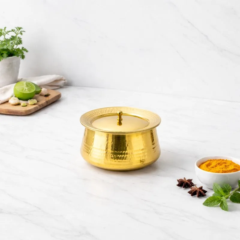 Brinelle Durable Brass Handi - 1200 mL media 1
