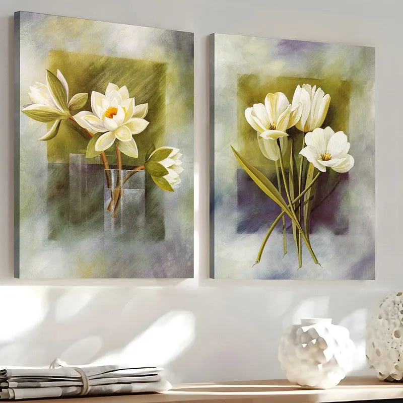 Misty Florals Wall Art - Set Of Two media 3