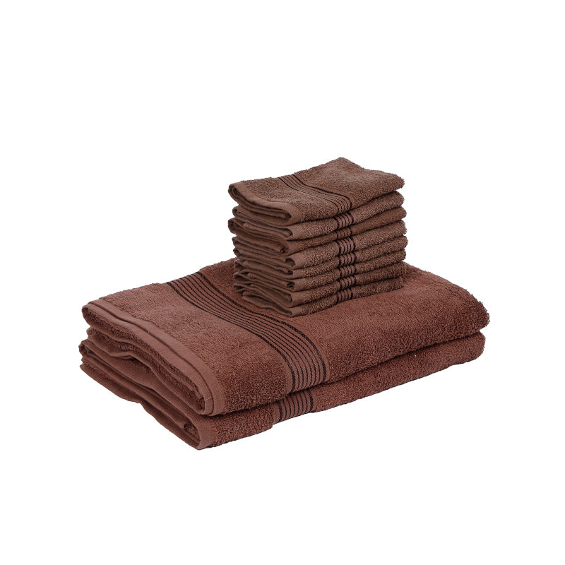 Bodil Towel Combo (Brown) - Set Of Ten media 4