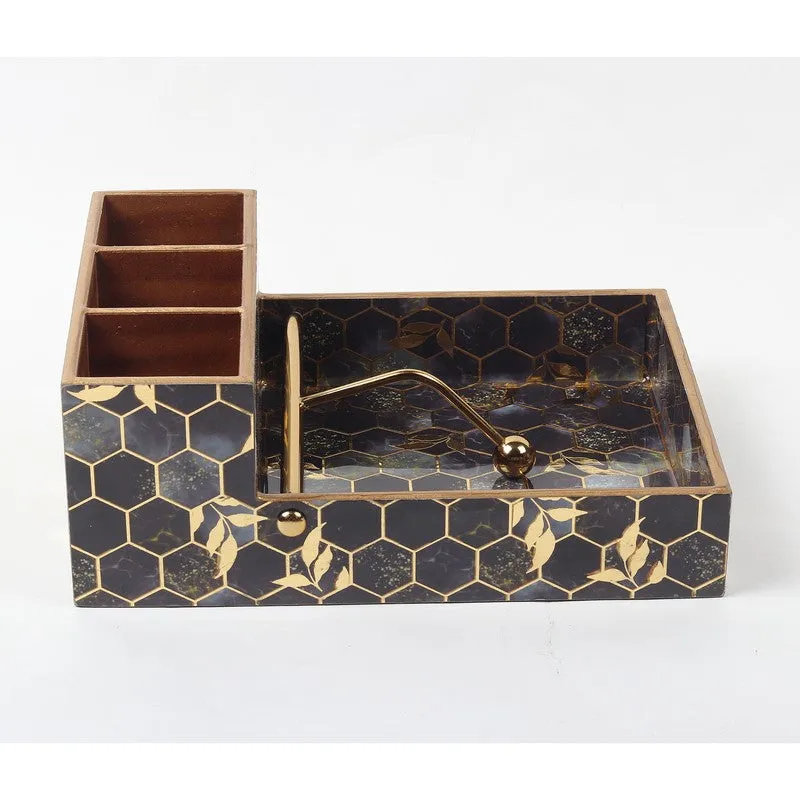 Hexiq Wooden Cutlery & Tissue holder media 6