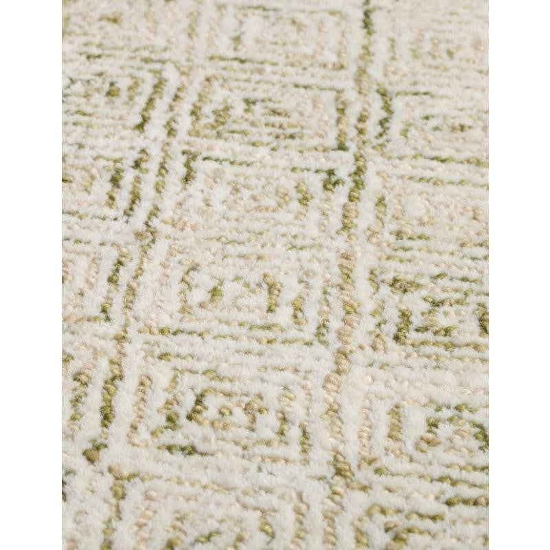 Timeless Textures Hand Tufted Wool Rug - Olive & White media 7