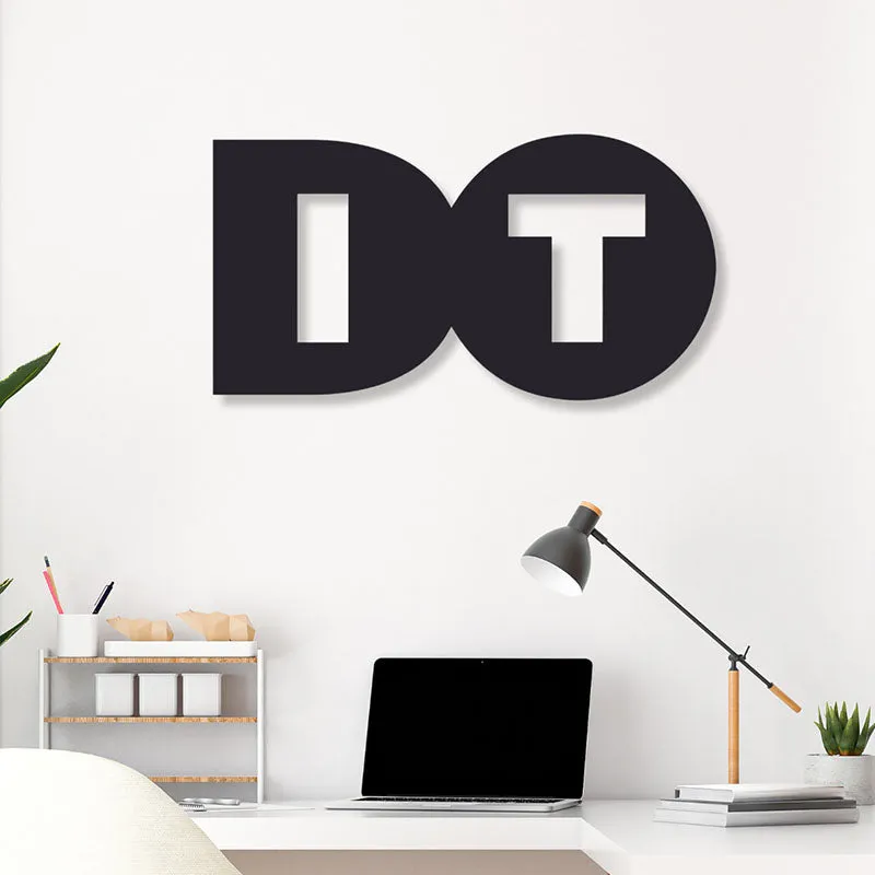 Do It Black Iron Wall Accent media 1