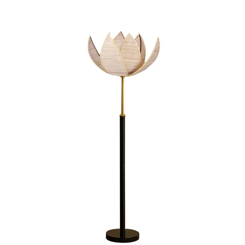 Drift Beam Bamboo Wooden Floor Lamp media 5