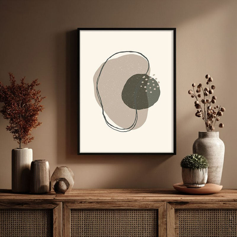 Amoeba Archival Canvas Wall Art - Black Frame media 3