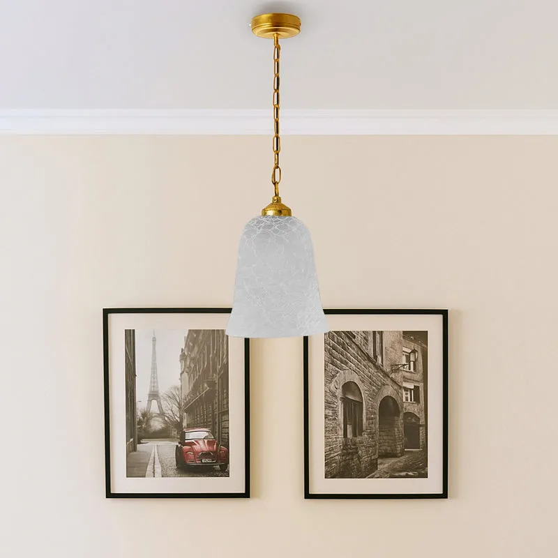 NoorCurve Metal & Glass Ceiling Lamp media 3