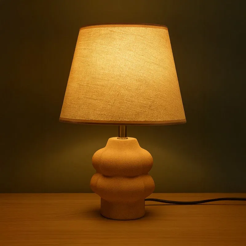 Monteluxe Cotton Table Lamp - Beige media 1