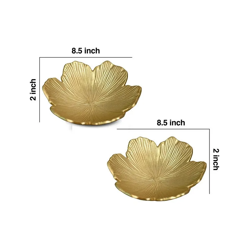 Aureflora Accent Bowl (Gold) - Set Of Two media 8