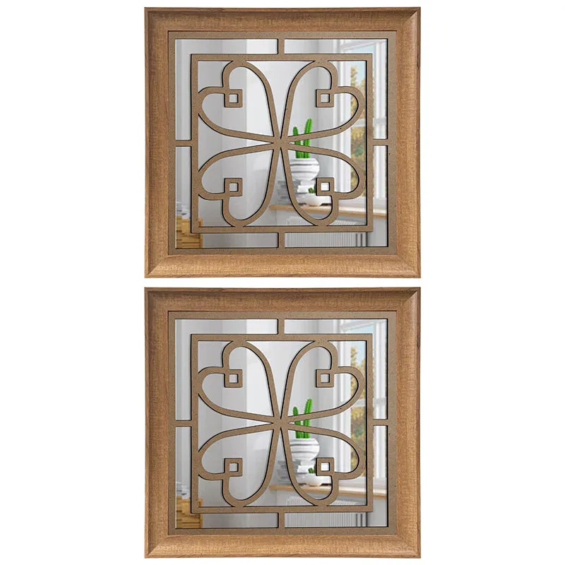 Flora Curve Decorative Wall Mirror - Set Of Two media 5