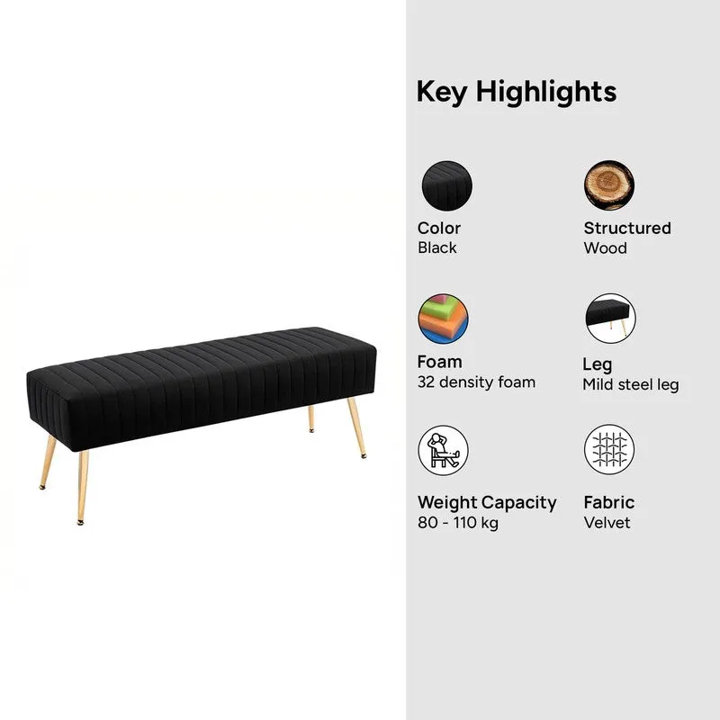 Daine Bench - Black media 5
