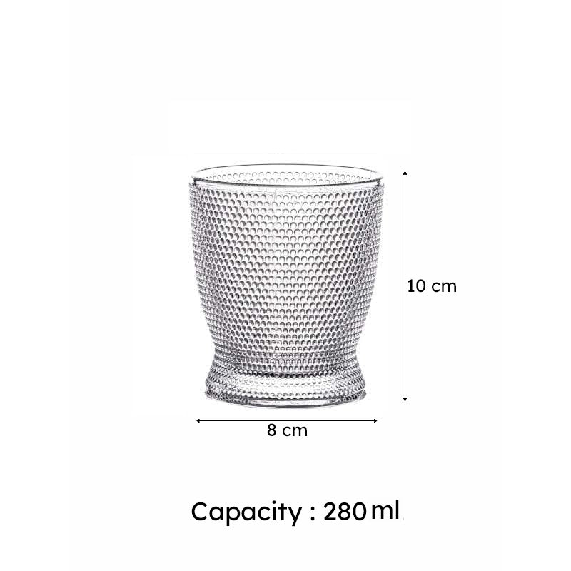 Cellular Whiskey Glass (280 mL) - Set Of Six image 7