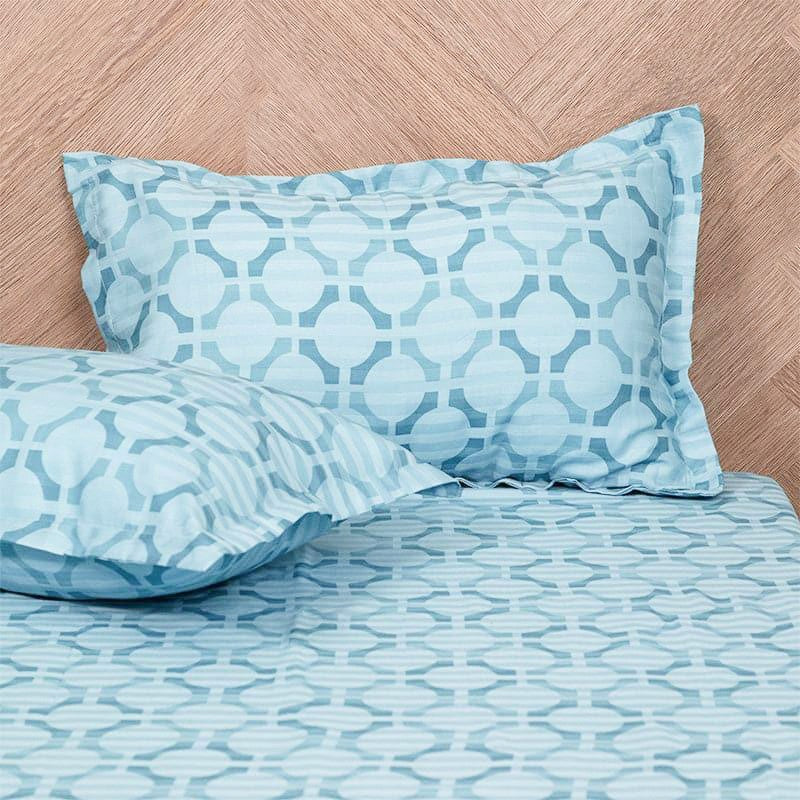 Ulrika Neva Cotton Bedsheet (Blue) - 200 TC media 4