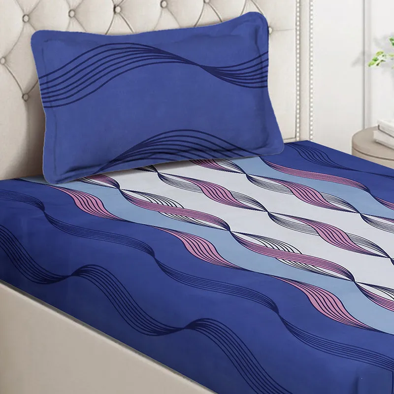 Illusive Threads Abstract Bedsheet - 130 GSM media 4