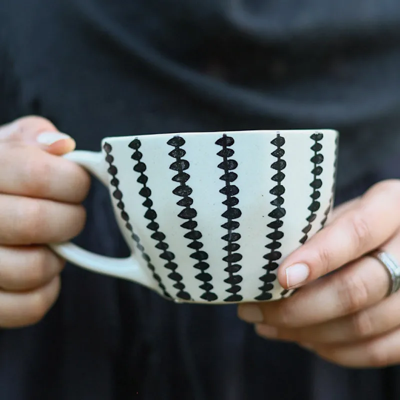 Arianna Ceramic Tea Cup (200 mL) media 1