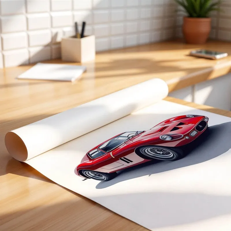 Scarlet Speedster Wall Poster media 4