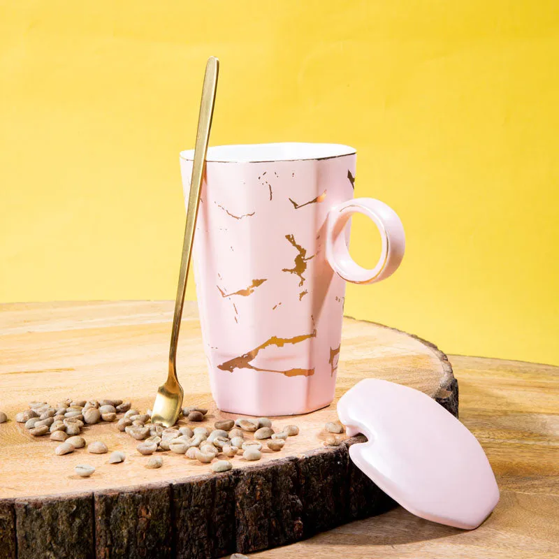 Goldira Glory Coffee Mug (Pink) - 400 mL media 1