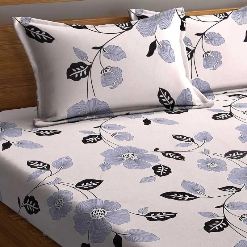 Assendria Printed Microfiber Bedsheet - 130 GSM media 4