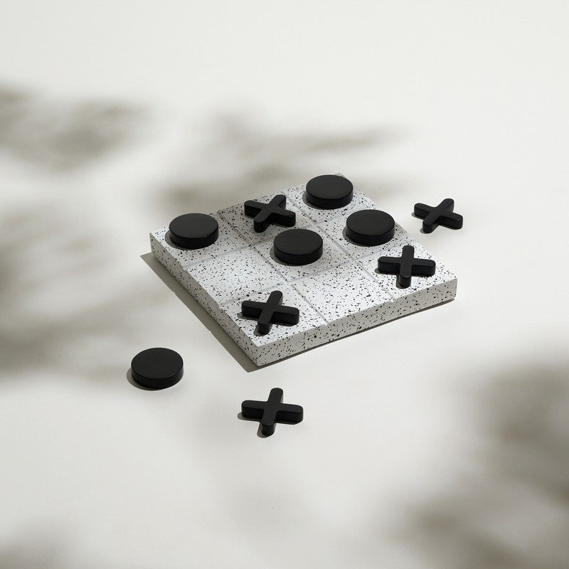 Fig Living Tic-Tac-Toe Luxe Ceramic Showpiece media 3
