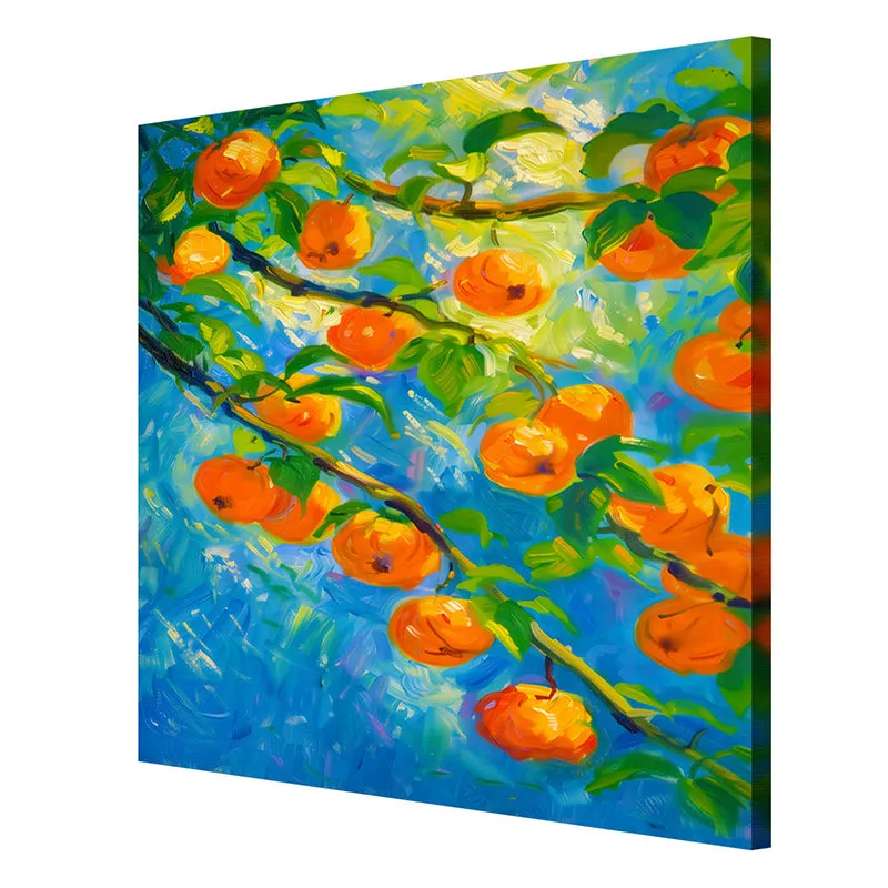 Orange Orchard Poly Canvas Wall Painting media 6