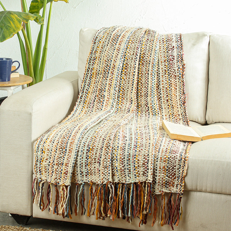 Vibrato Stripe Acrylic Throw