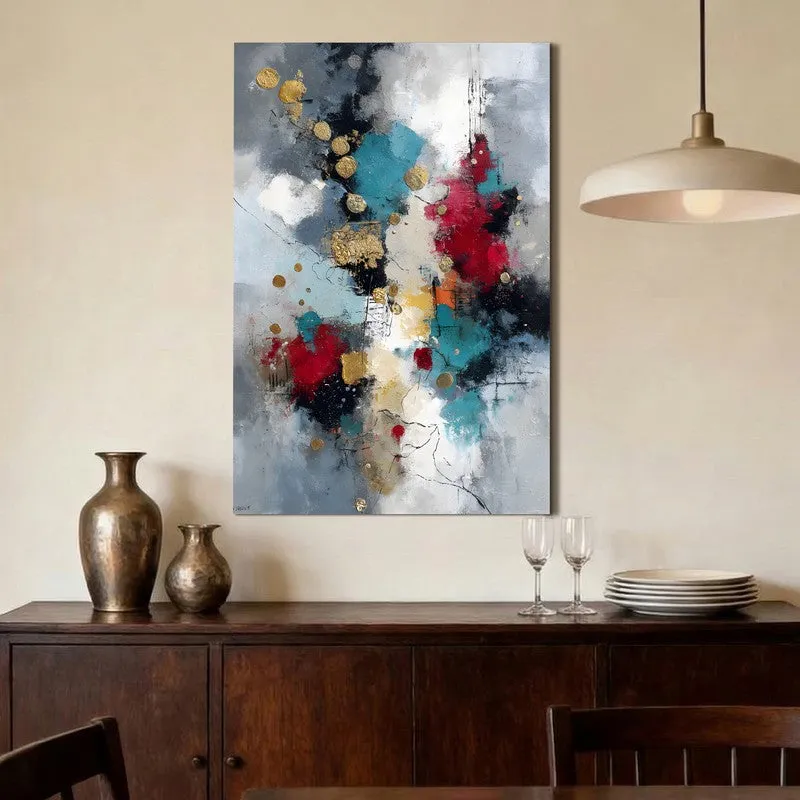 Bold Spectrum Grid Canvas Wall Art media 6