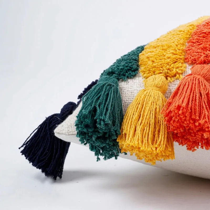 Spectrum Arc Tufted Cushion Cover media 6