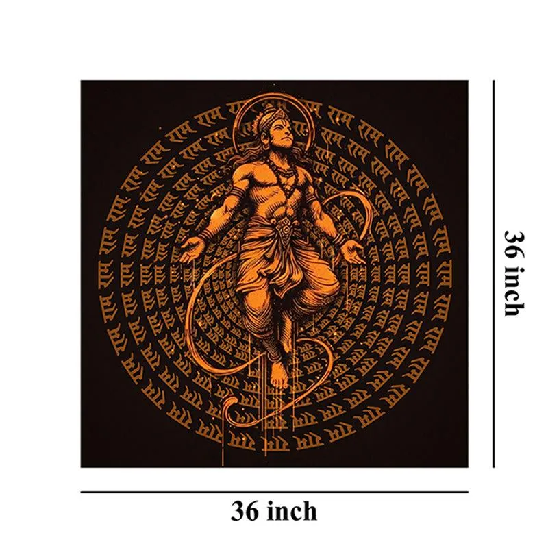 Hanuman Sacred Space Wall Painting media 7