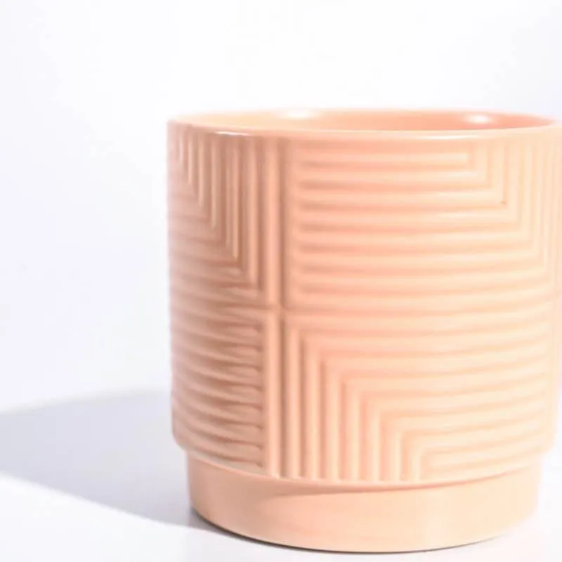 Micola Ceramic Planter - Peach media 4