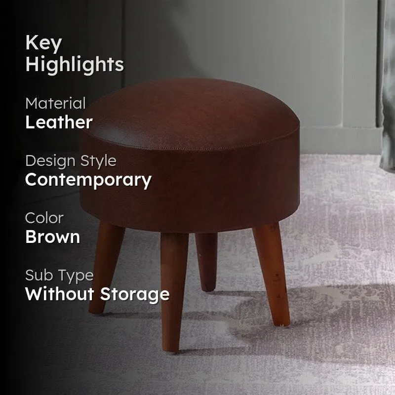 Urban Pouf Ottoman - Brown media 2