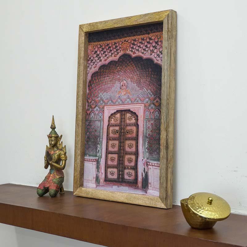 Gate of Jaipur Canvas Painting media 3
