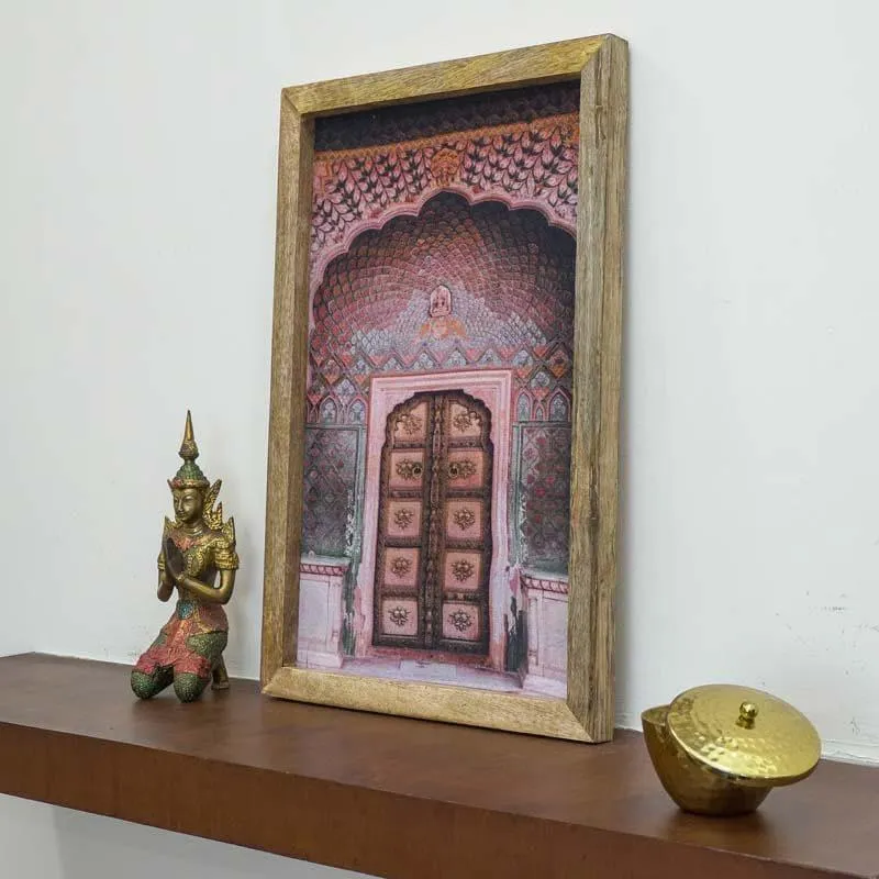 Gate of Jaipur Canvas Painting media 3