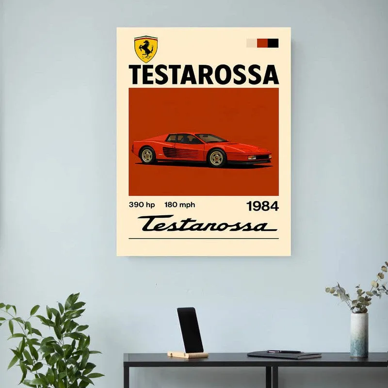 Testarossa Legend Wall Poster media 3