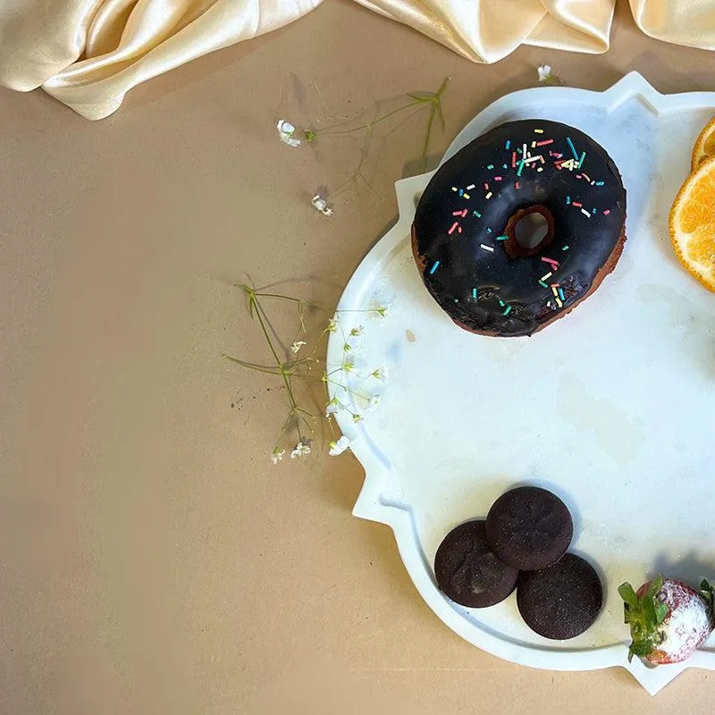 Marbre Floral Marble Platter media 4