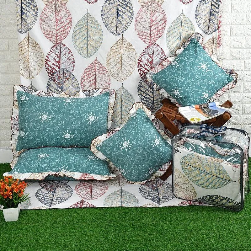 Milania Broma Frilled Bedding Set - Five Piece Set media 5