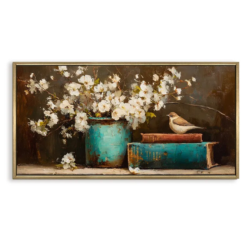 Patina Canvas Wall Painting With Frame media 3