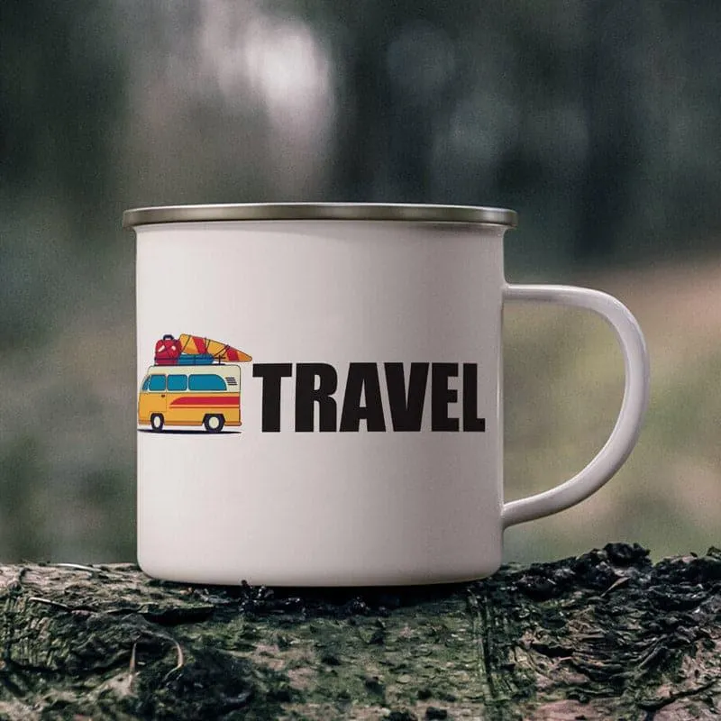Wanderlust Stainless Steel Coffee Mug (330 mL) media 1