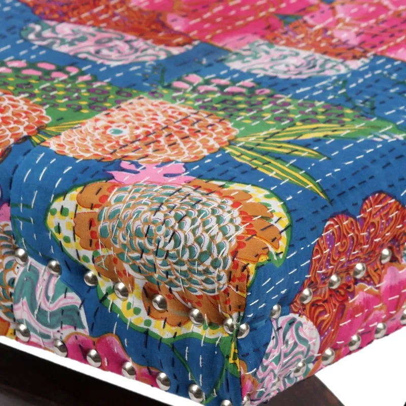 Javro Sheesham Wooden Bench - Multicolor media 6