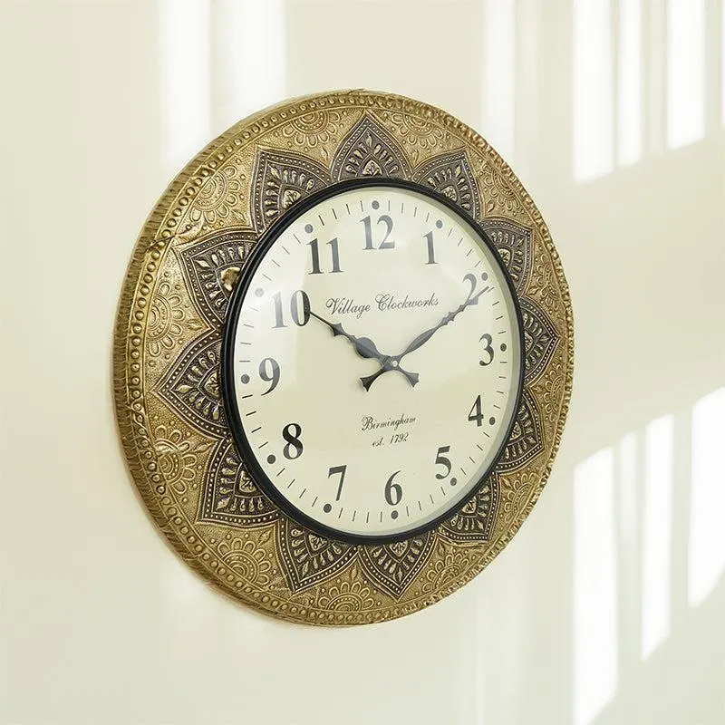 Giora Floral Vintage Wall Clock media 4
