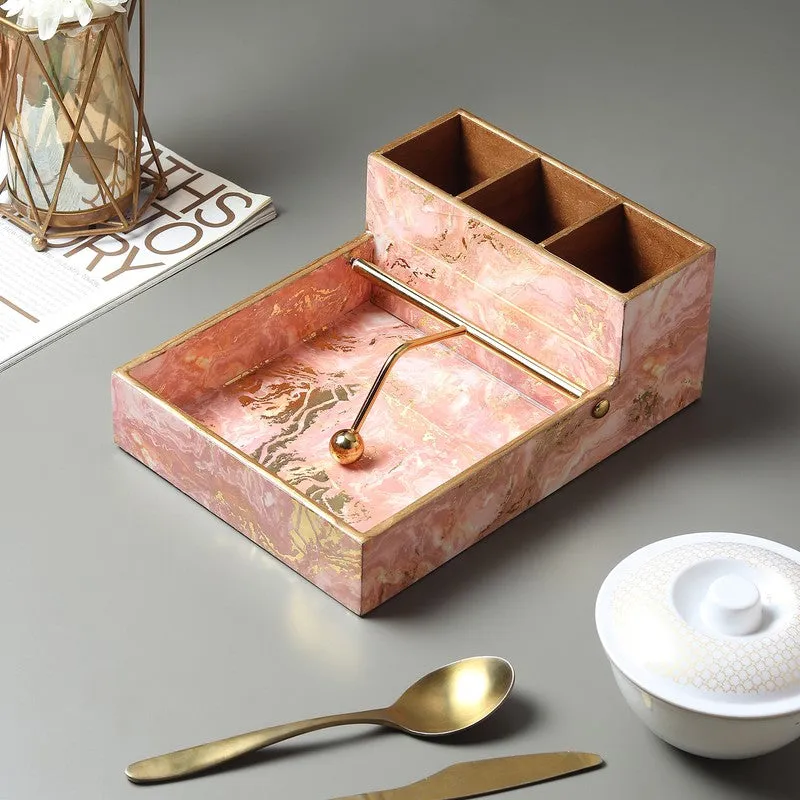 Rosyra Wooden Cutlery & Tissue holder media 3