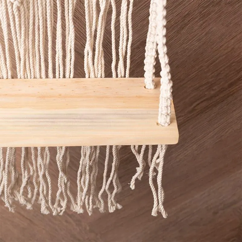 Jagger Macrame Wall Shelf media 5
