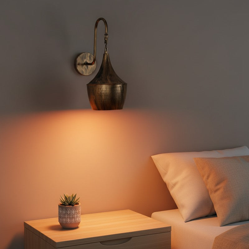 Vintage Forge Iron Wall Lamp