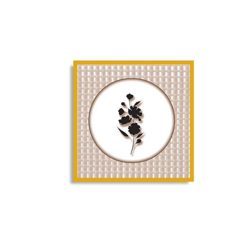 Botanica Silhouette Wall Art with Gold Frame media 3